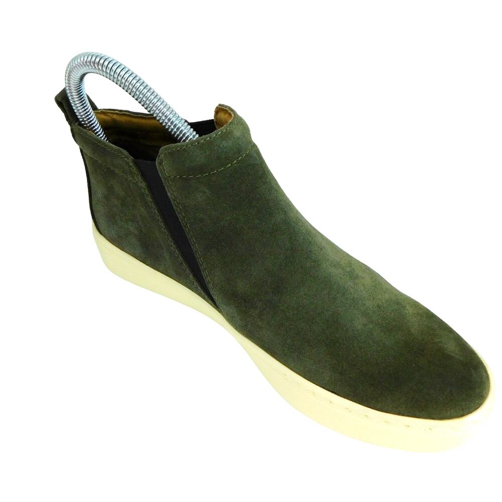 Sofft Women's Army Green Suede Britton Chelsea Waterproof Leather Size 6 New - Picture 11 of 11